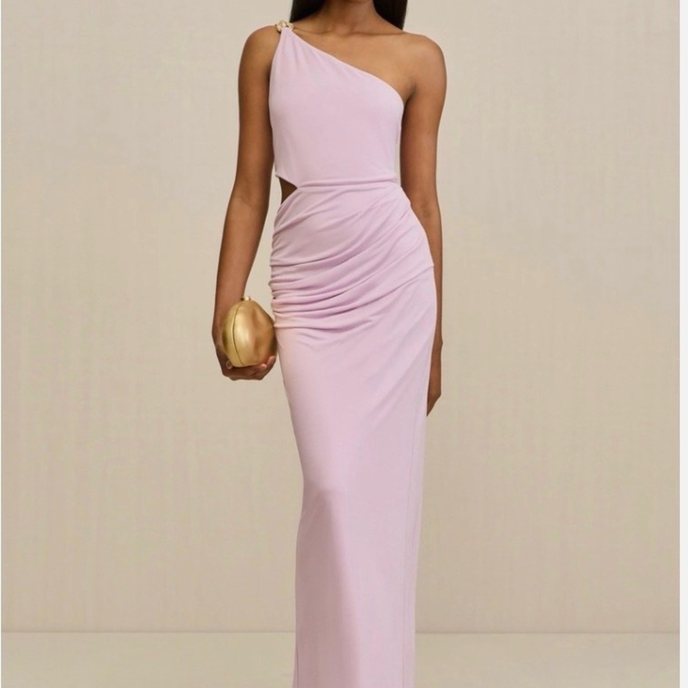Cult Gaia Lilac Cobi Gown